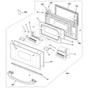 GE SCB2000FBB03 door parts diagram