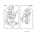 GE SCB2000FBB03 latch board parts diagram