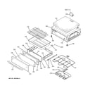 GE JB968TK2WW warming drawer diagram