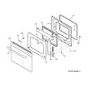 GE JK915BF6BB door diagram