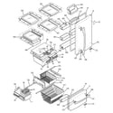 GE GBS20KBPAWW doors & shelves diagram