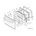 GE JCS905WK2WW door diagram