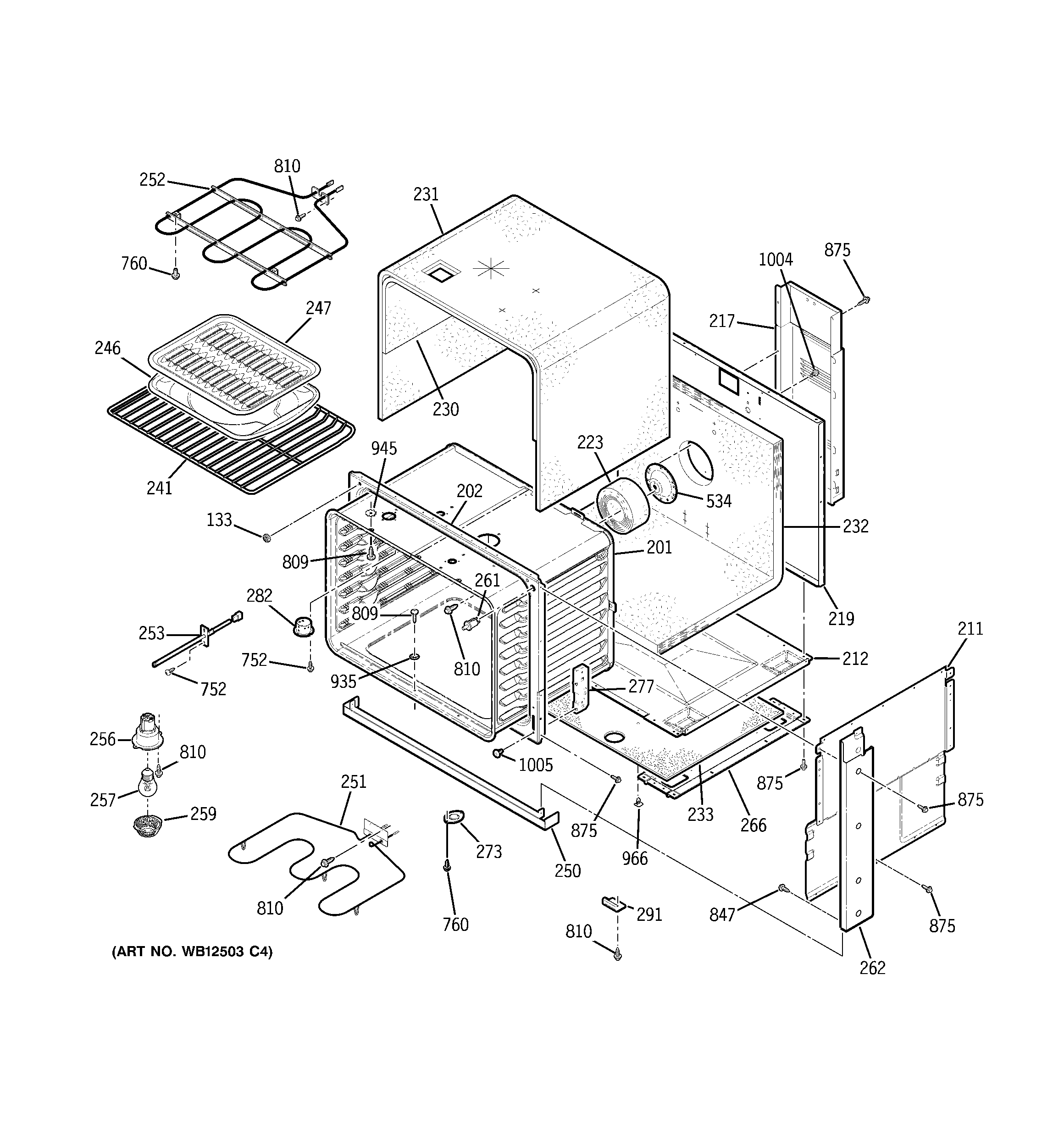 GE JD900WK2WW body parts diagram