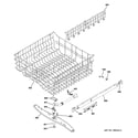 GE PDW8280J01SS upper rack assembly diagram