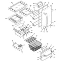 GE GBS22HCPACC doors & shelves diagram