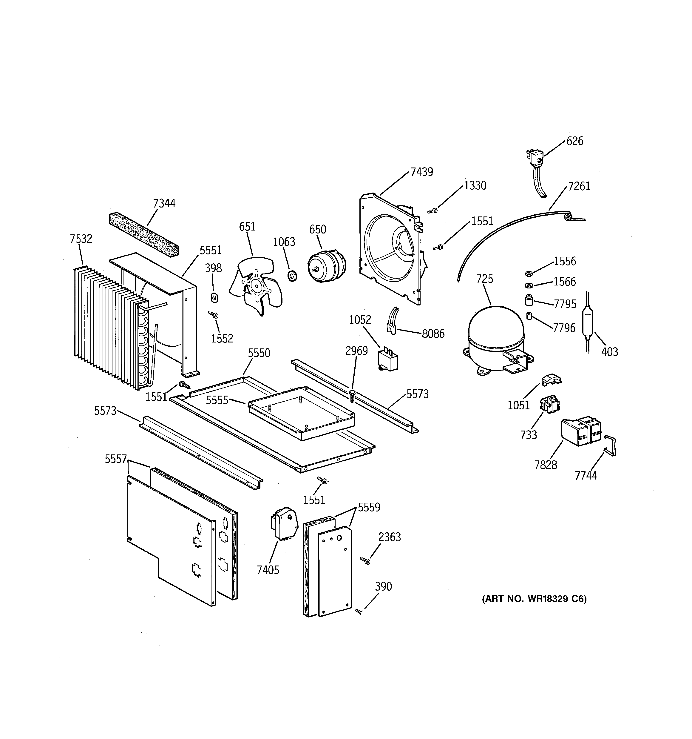 GE ZISW36DWA unit parts diagram