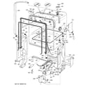 GE ZBD6900G02SS liner assembly diagram