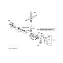 GE GSD3200J20WW motor-pump mechanism diagram