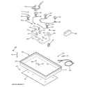 GE JGP630SEK2SS gas & burner parts diagram