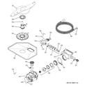 GE GLD6210L15SS motor-pump mechanism diagram