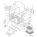 GE ZET3058SH3SS lower oven body diagram