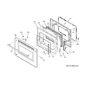 GE ZET3058SH3SS lower oven door diagram