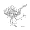GE GLD4460N00SS upper rack assembly diagram