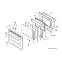 GE ZEK958BF6BB door diagram