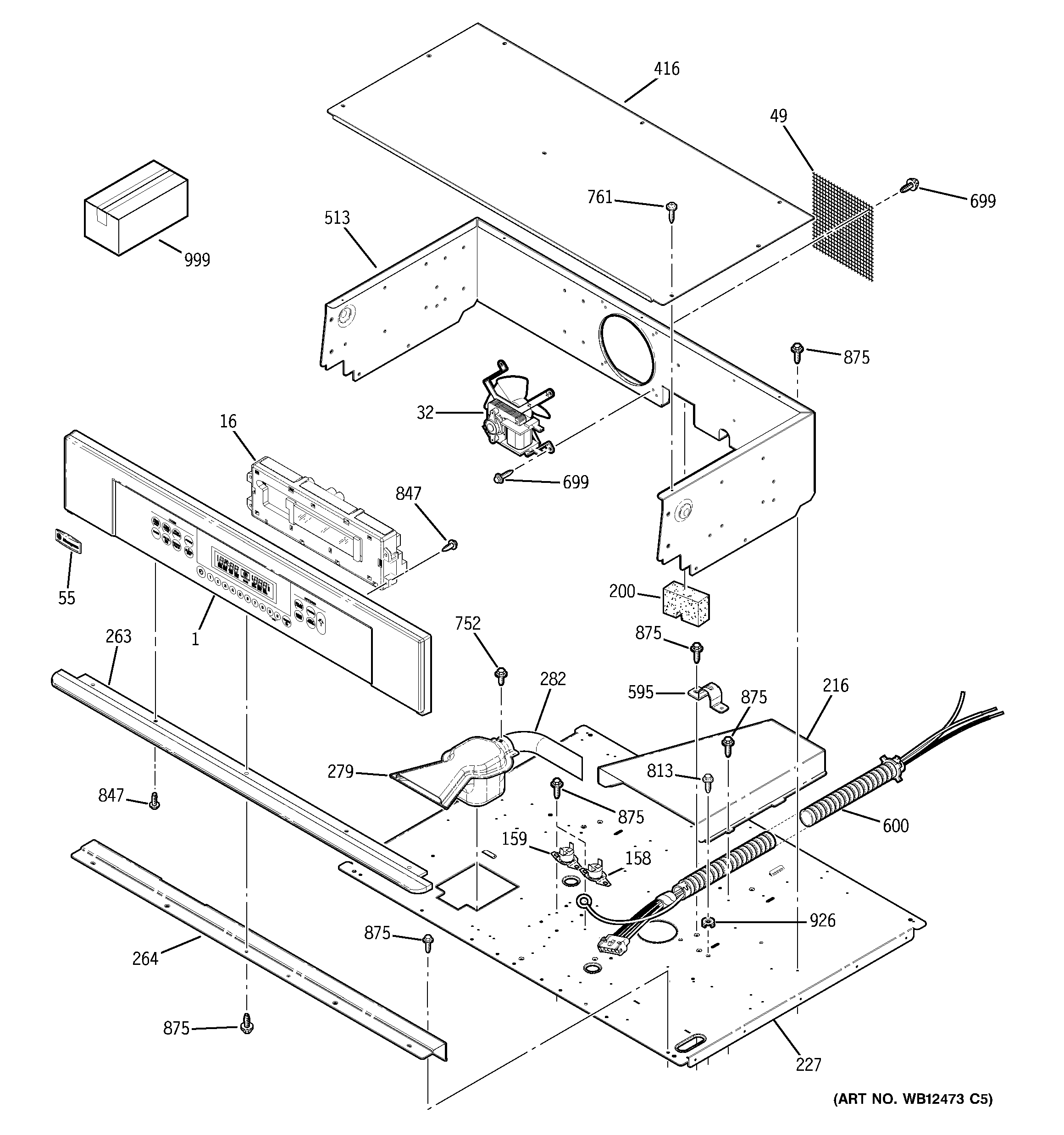 GE ZET938SF6SS control panel diagram