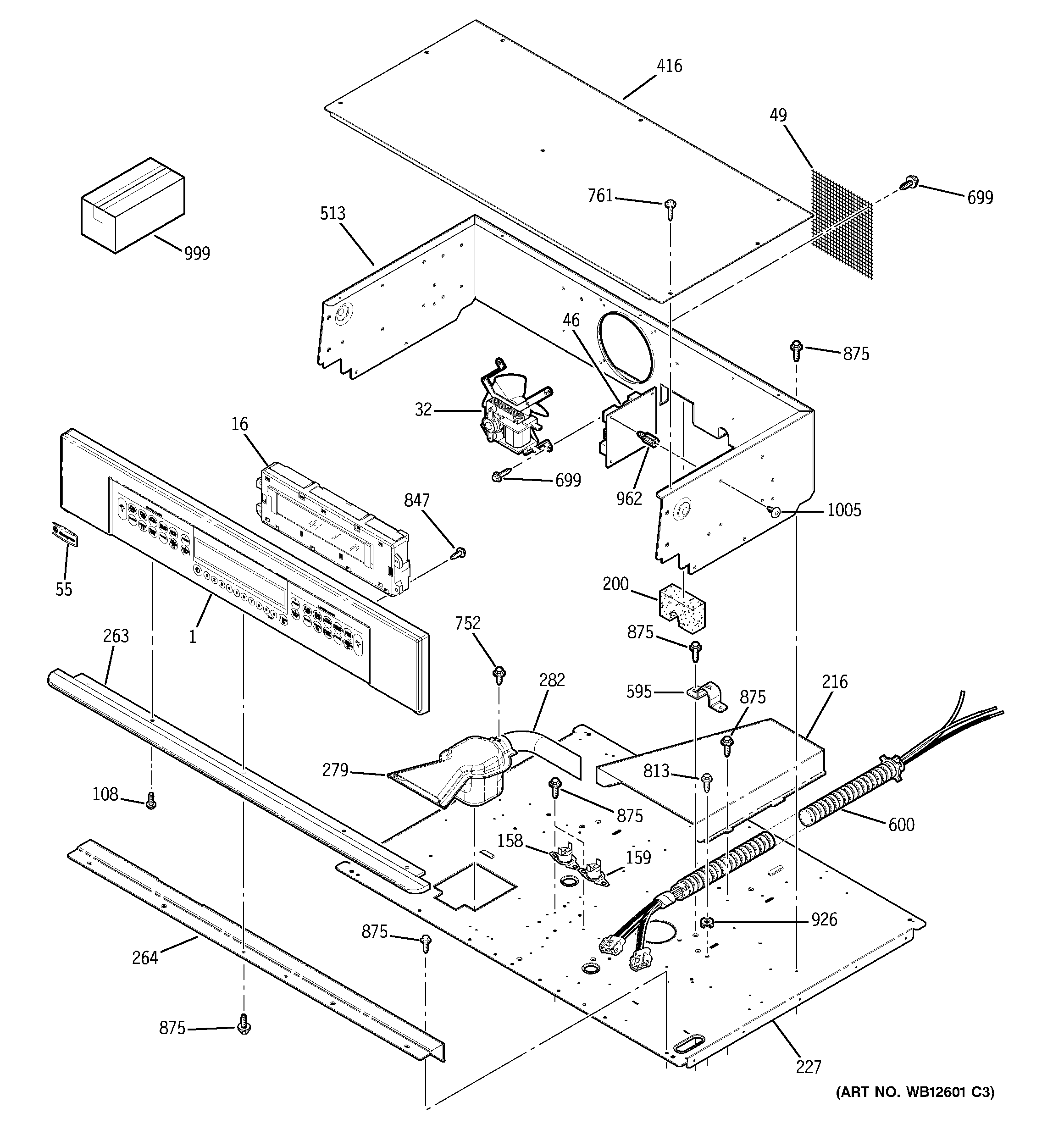 GE ZET958SF4SS control panel diagram