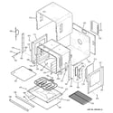 GE ZET2SL1SS lower oven diagram