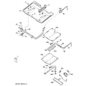 GE JGBP26WEH5WW gas & burner parts diagram