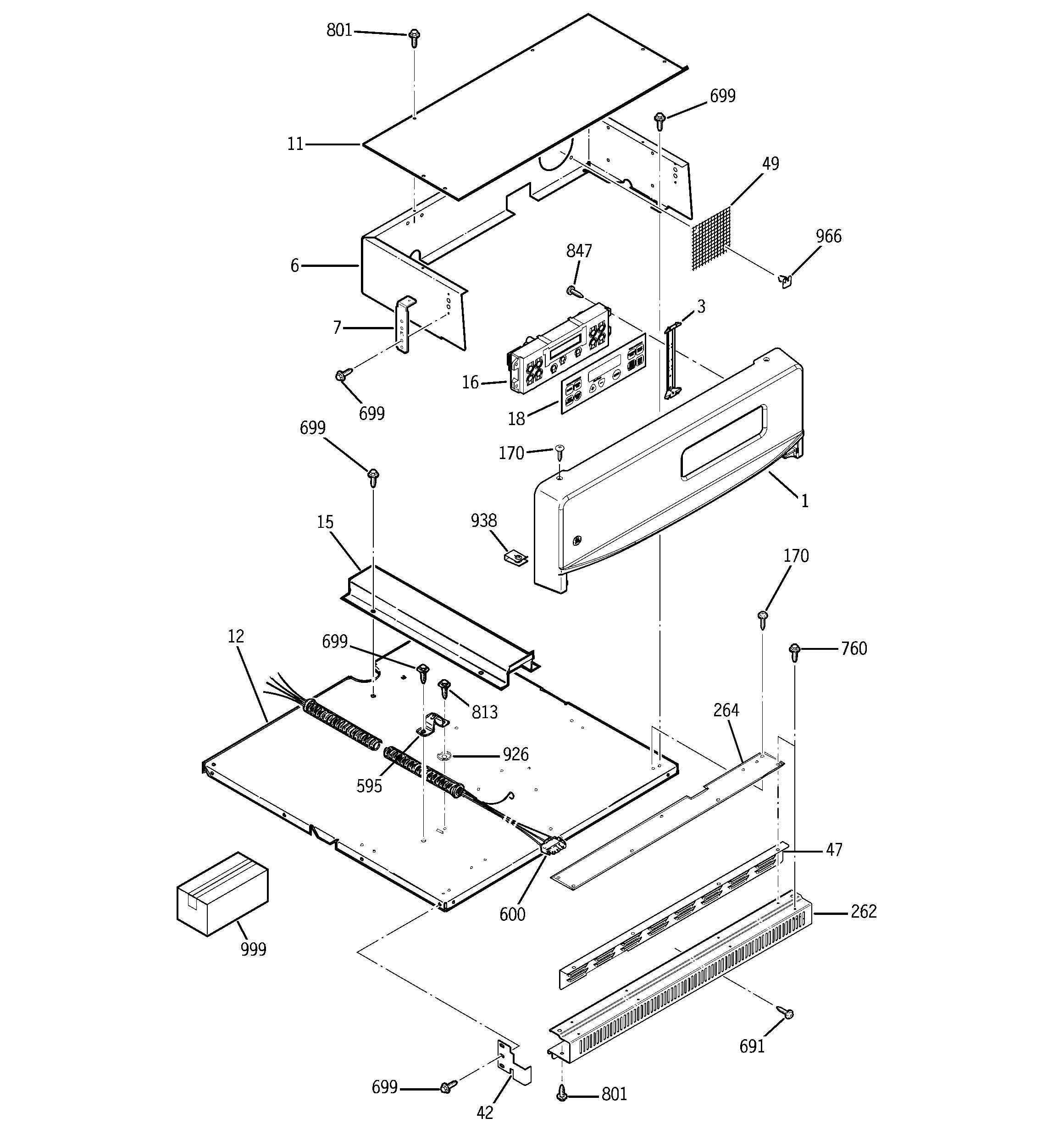 GE JRS06BJ1BB control panel diagram