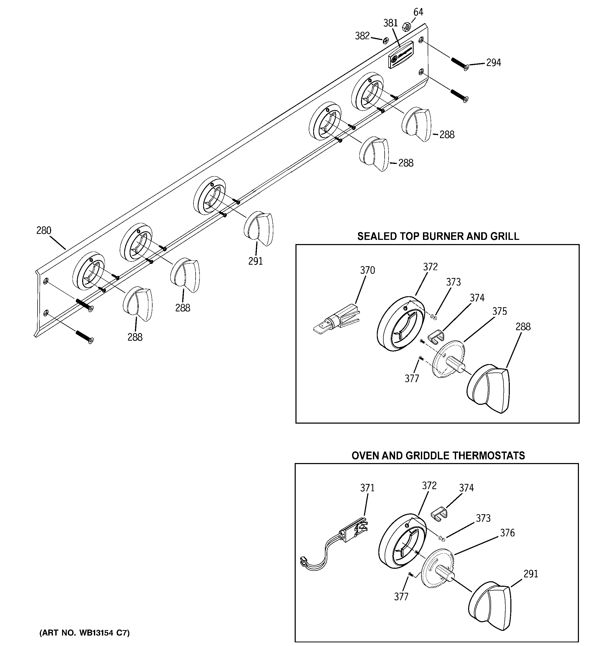 GE ZGU36N4DH5SS control panel diagram