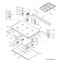 GE PGS968KEM1CC cooktop diagram