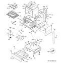 GE JSP39BK1BB body parts diagram