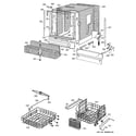 GE ZBD7105G01SS basket & wrap assembly diagram