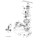 GE ZBD7105G01SS sump assembly diagram