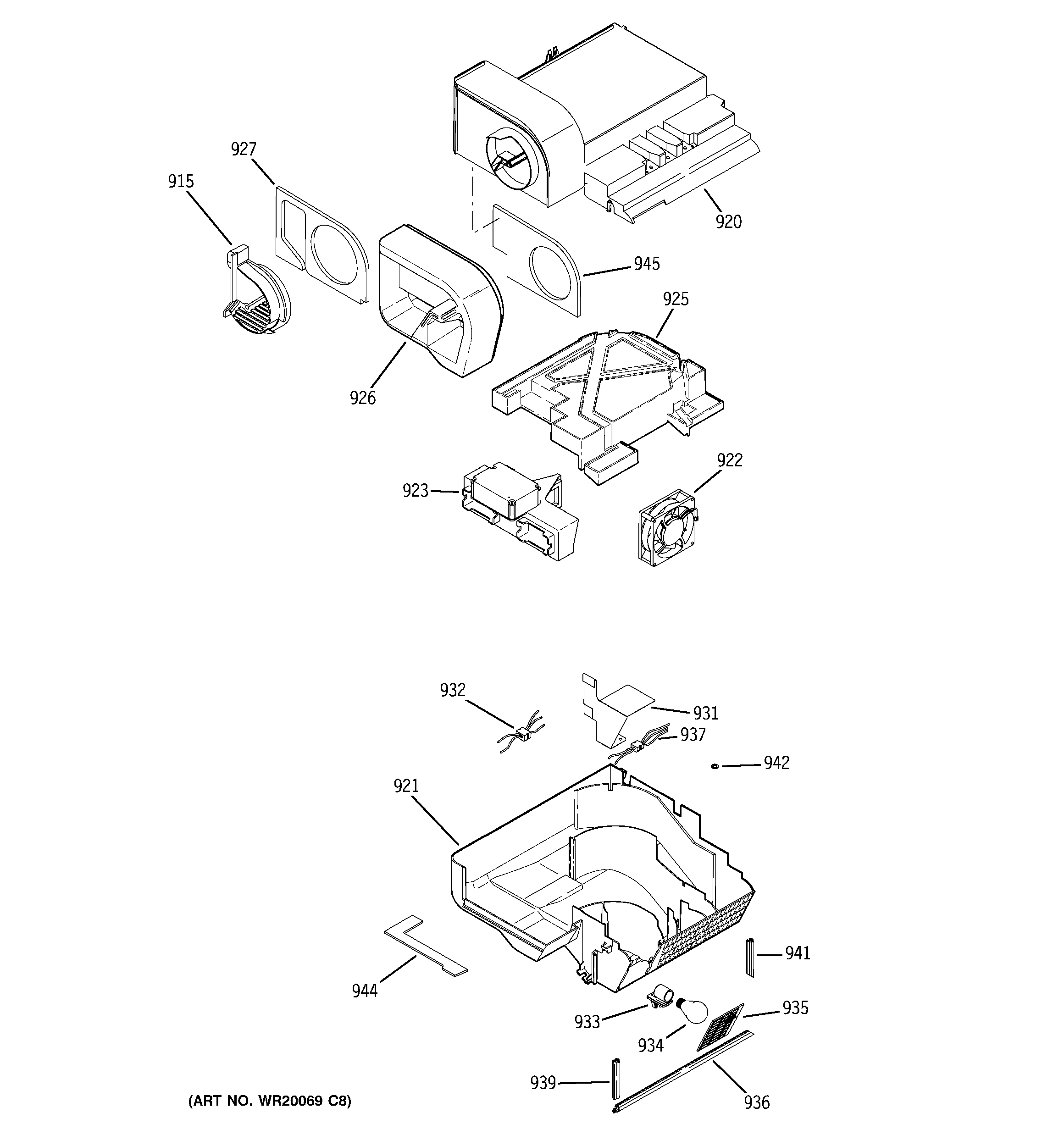 GE CSS25USWASS custom cool diagram