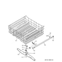 GE GLD4209N10WW upper rack asssembly diagram