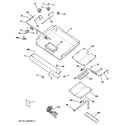 GE JGBP34WEL4WW gas & burner parts diagram