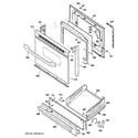 GE JGBS24BEM1WH door & drawer parts diagram