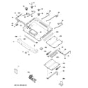 GE JGB916BEK7BB gas & burner parts diagram
