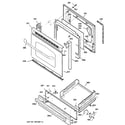 GE JGBS23BEL3BB door & drawer parts diagram