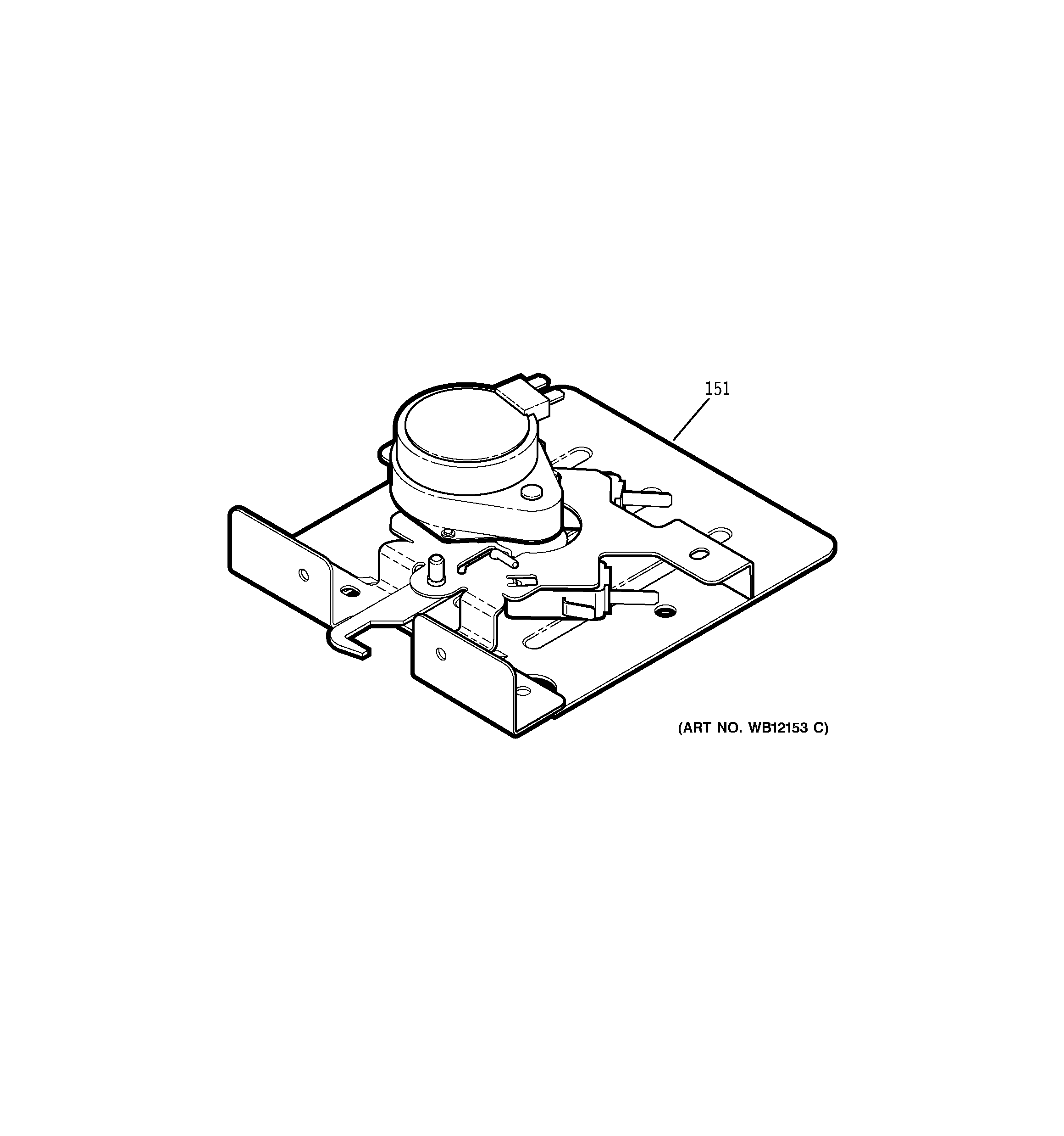 GE JCB909BK6BB door lock diagram