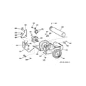 GE DCVH660EH1WW blower & motor diagram