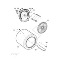 GE DHDSR46EG2WW drum diagram