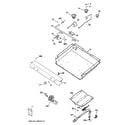 GE JGBS23DEM1CC gas & burner parts diagram