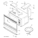 GE JKP86CF4CC microwave enclosure diagram