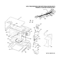 GE JT965CF2CC microwave body parts diagram