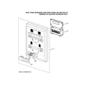GE JT965BF4BB microwave control panel diagram