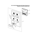 GE JT965WF7WW microwave control panel diagram