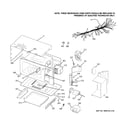 GE JT965WF7WW microwave body parts diagram