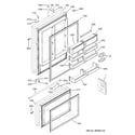 GE ZICP720BSASS doors diagram