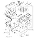 GE ZDI15CBBB evaporator, ice cutter grid & water diagram