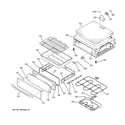 GE JCB968WK6WW warming drawer diagram