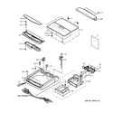 GE WSLP1100A1AA lid & top diagram