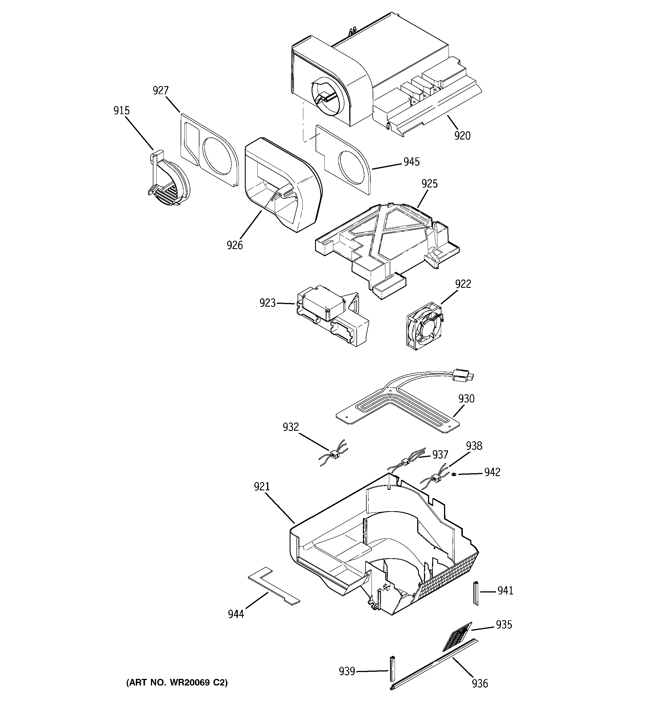 GE PSK29NHWACCC custom cool diagram