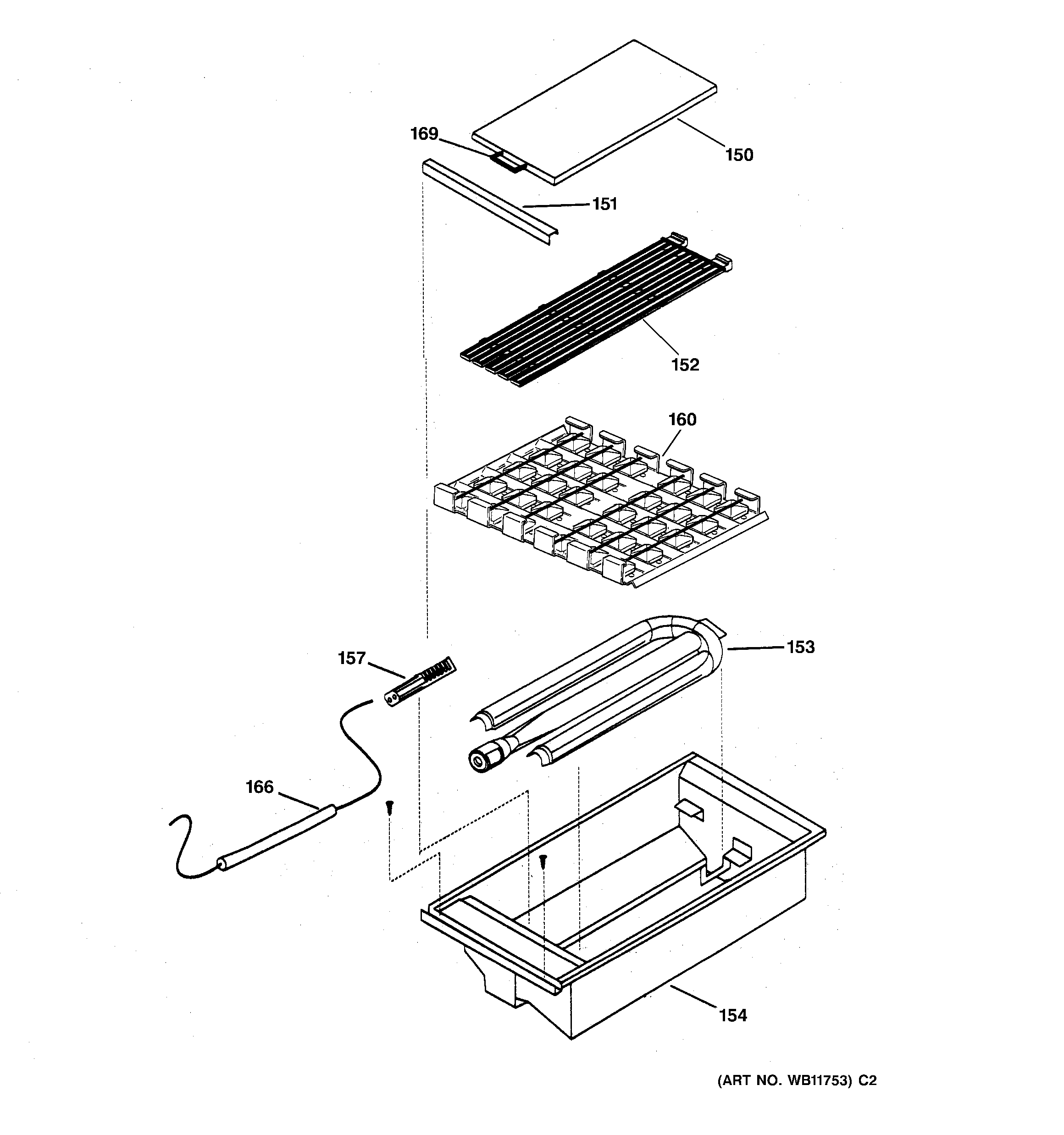 GE ZGU36L4RD2SS griddle assembly diagram
