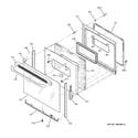 GE JBP62DM2BB door diagram